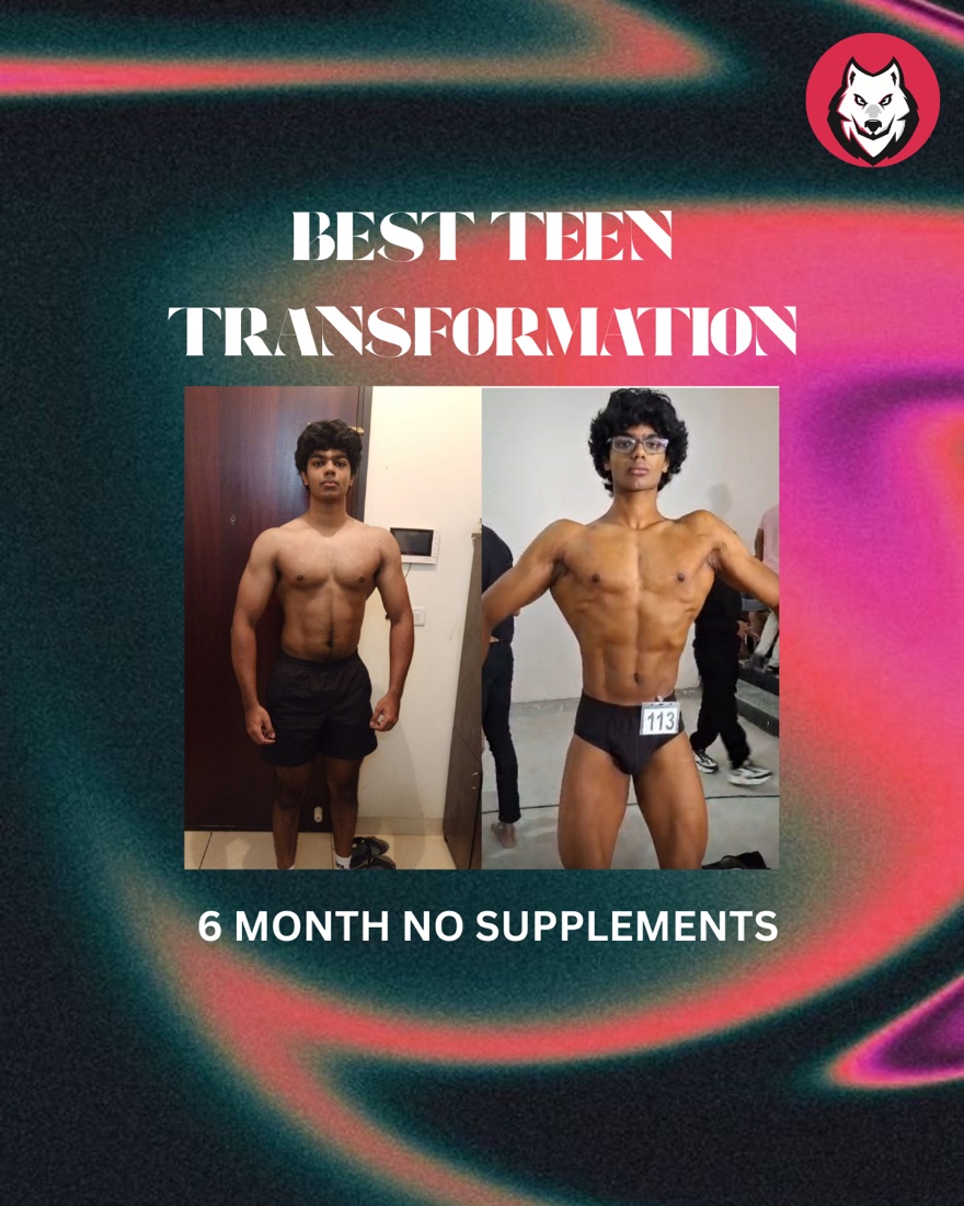 Best teen transformation - DSF client before and after, six months, no supplements